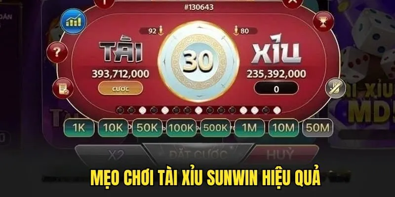 Kinh nghiệm cược tài xỉu hiệu quả và dễ dùng Tài Xỉu SUNWIN - Game Cá Cược Đẳng Cấp Thời Thượng